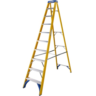 Werner GRP Fibreglass Swingback Stepladder